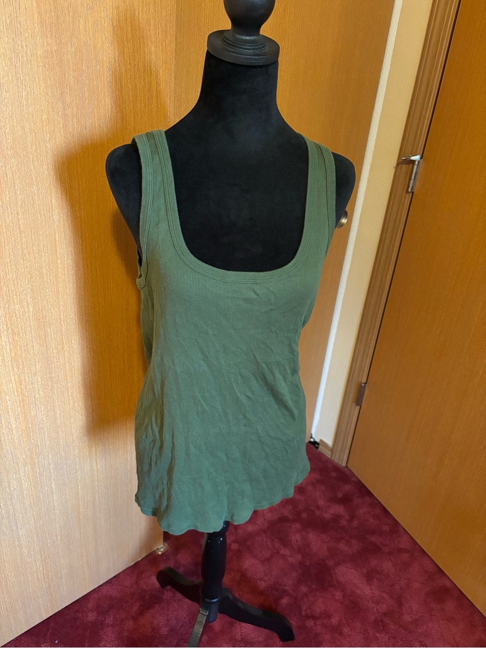 GAP Olive Green Scoop Neck Tank